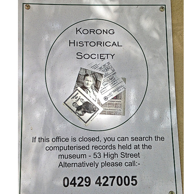 Korong (Wedderburn) Historical Society